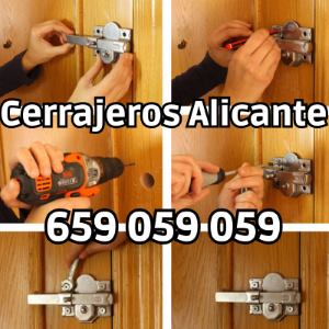 Cerrajeros Alicante para instalar cerrojis en puertas